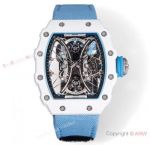 Swiss Grade Copy Richard Mille RM53-01 Quartz Fiber TPT Watches with Textile Leather Strap